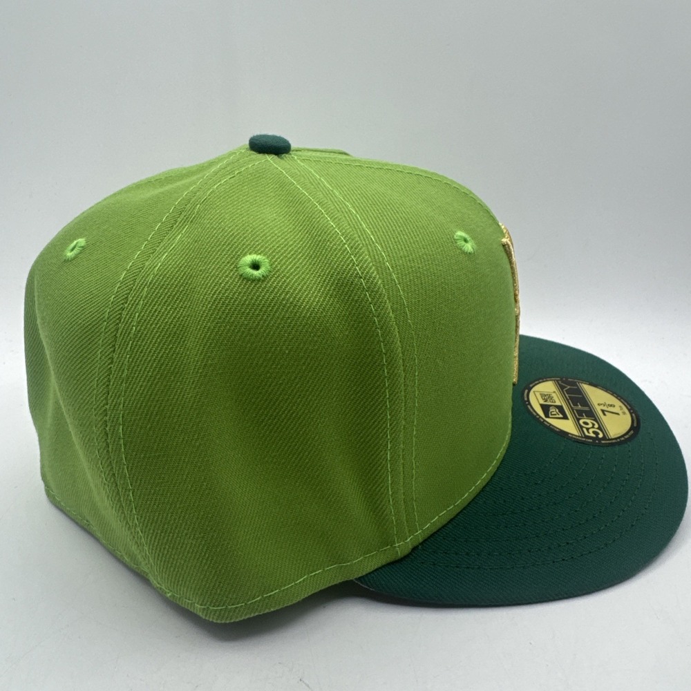 59Fifty NE Brooklyn Dodgers 7 3/8 Fitted Cooperstown Collection St. Patty Green - Picture 4 of 6